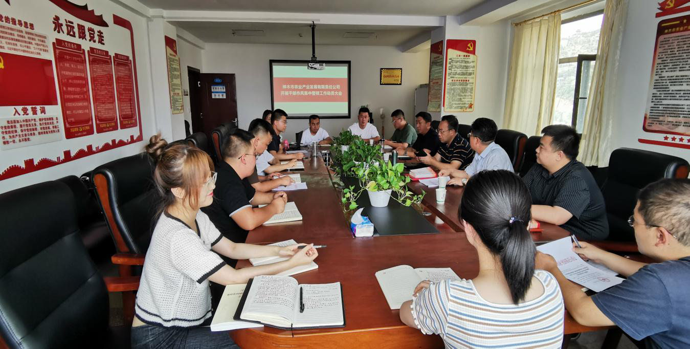 神木市农业产业发展有限责任公司 开展干部作风集中整顿工作动员大会