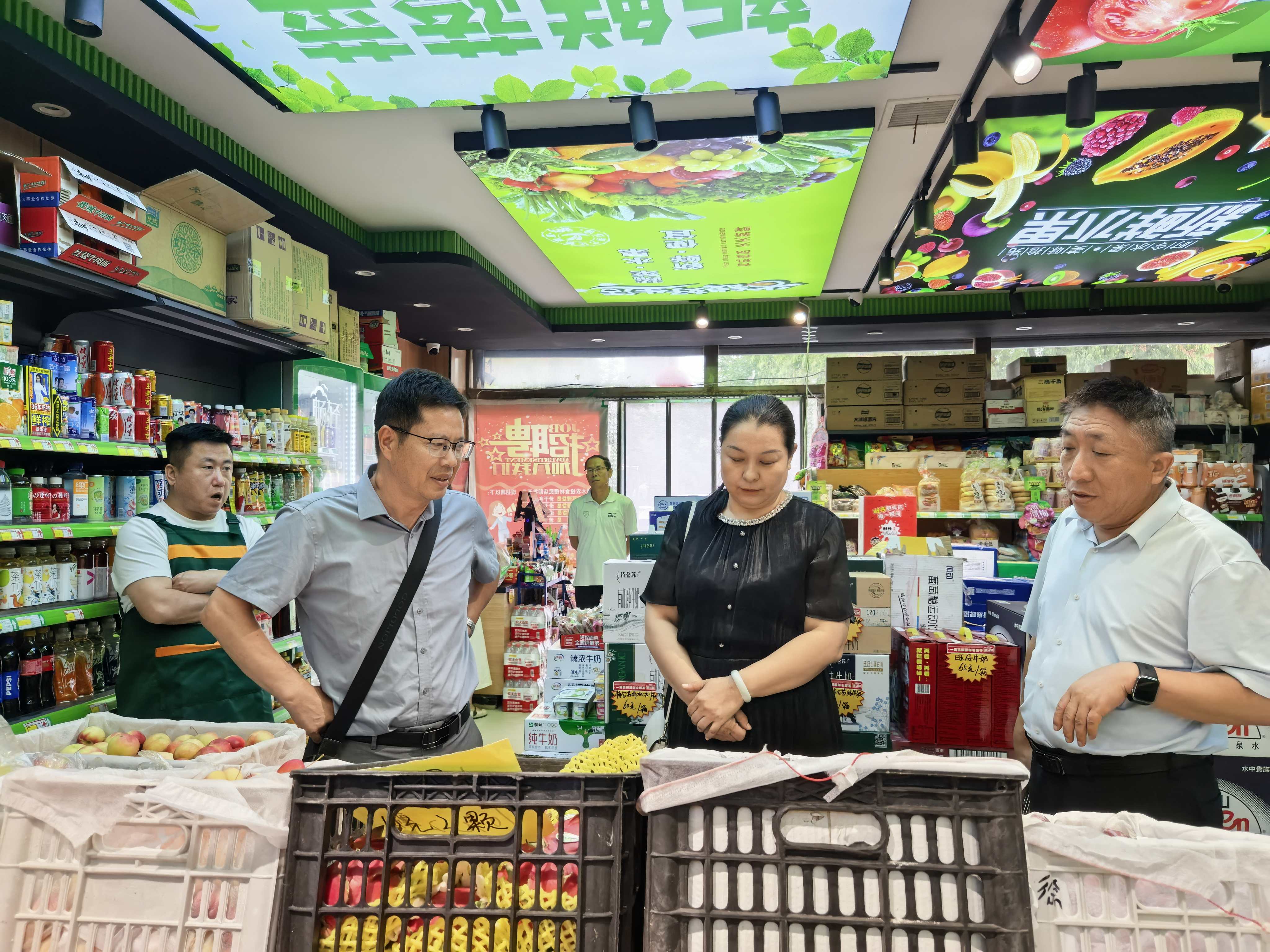 北京师范大学神木实验学校赴乐天使考察食材配送工作 共筑校园食品安全防线